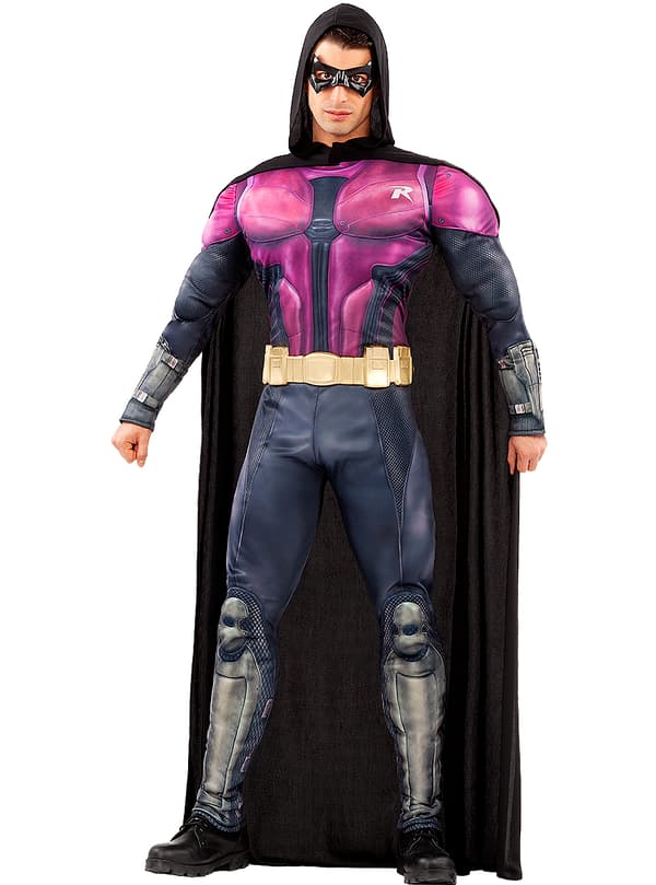 Funidelia | Robin Kostyme - Arkham Knight OFFISIELL til mann ▶ Boy Wonder, Superhelt, DC Comics