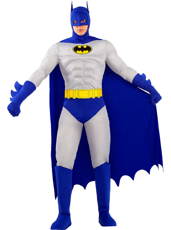 Funidelia | Batman Kostyme - The Brave and the Bold OFFISIELL til mann ▶ The Dark Knight, Superhelt, DC Comics, Lynvingen