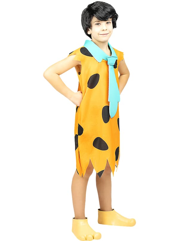 Funidelia | Fred Flinta Maskeraddräkt - Familjen Flinta OFFICIELLA för pokje ▶ The Flintstones, Tecknad, Familjen Flinta, Grottmänniska 3-4 years