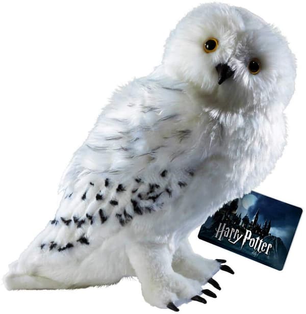 Uglen Hedwig stor bamse Harry Potter 36 cm