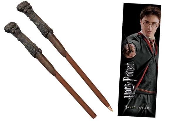 Harry Potter Trollstav penna och bokmärke