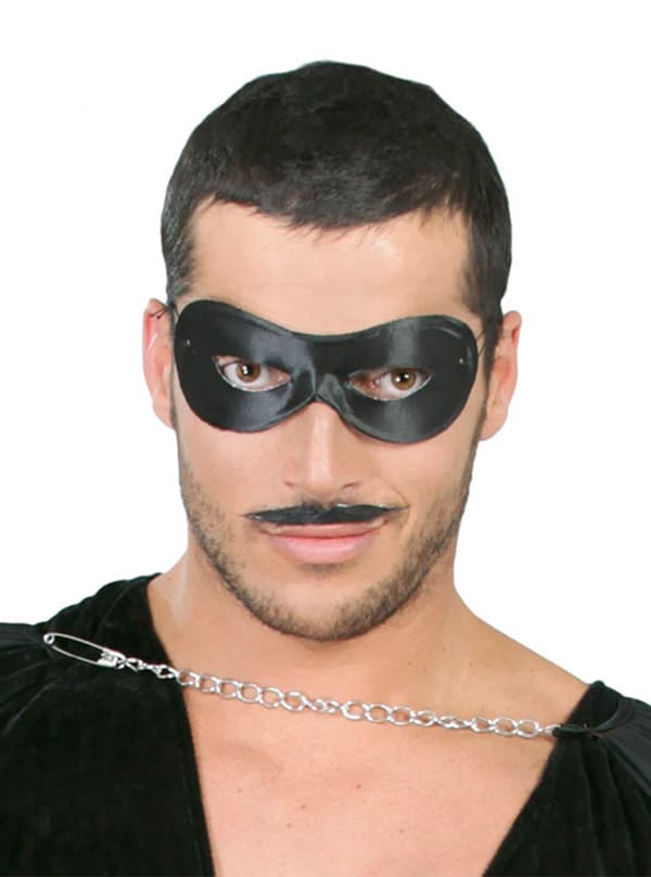 Musta Pierrot puolinaamio
