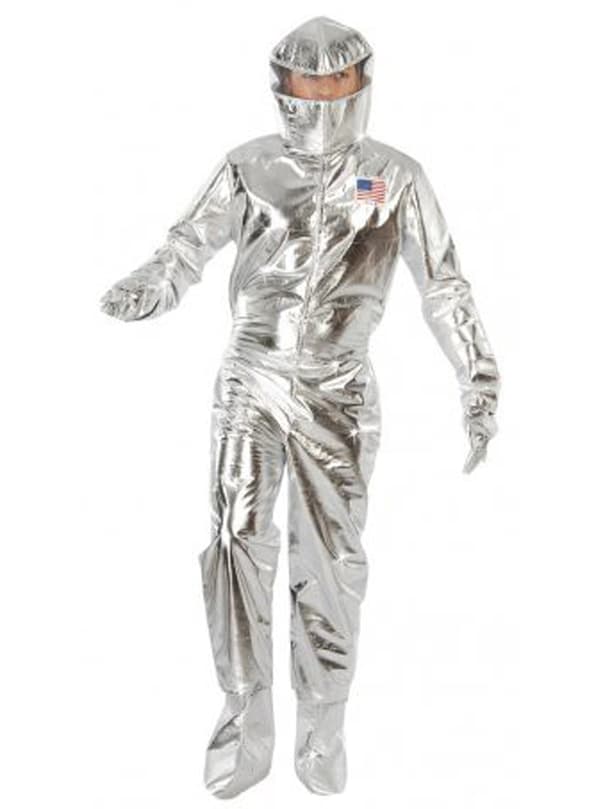 Sølv Astronaut Kostume