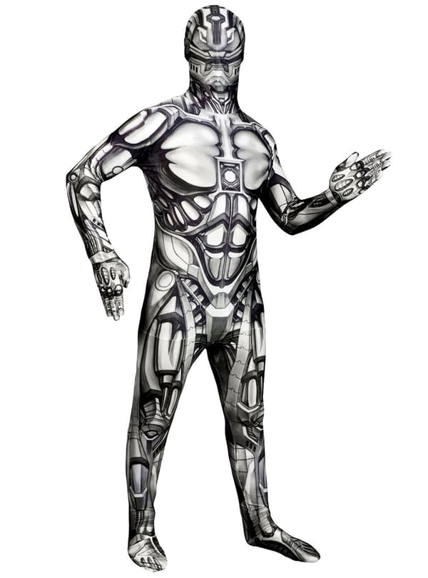 Monster Collection Android Morphsuit Maskeraddräkt Barn