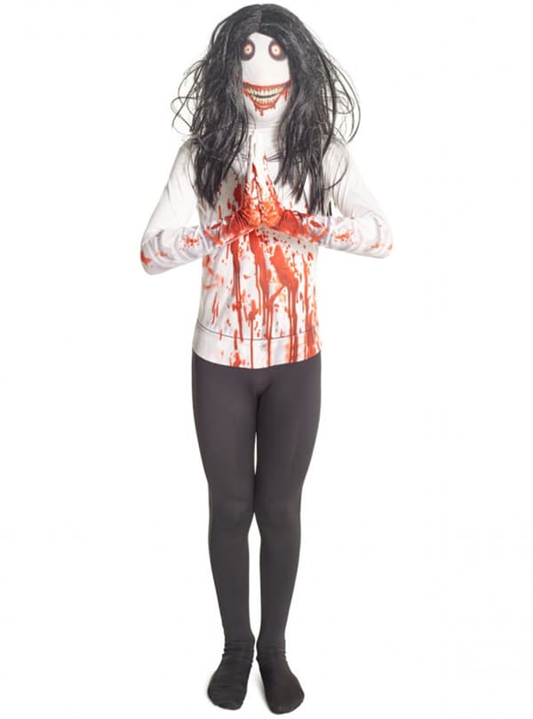 Maskeraddräkt Jeff the Killer Morphsuit för barn