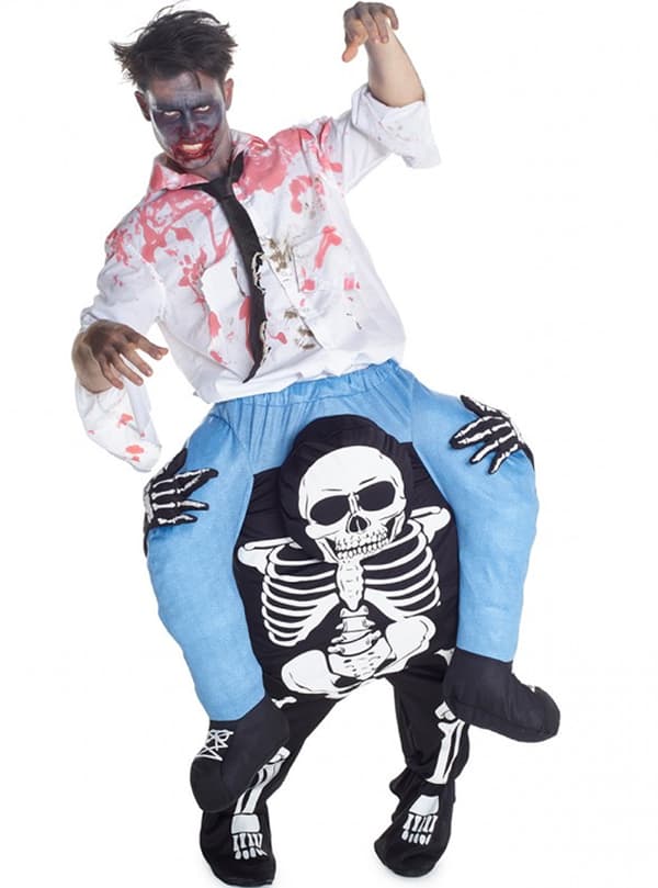 Maskeraddräkt Zombie, i armarna på döden Carry Me
