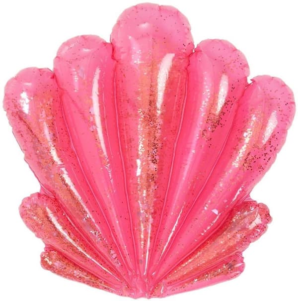 Oppustelige Pink Skal 73cm