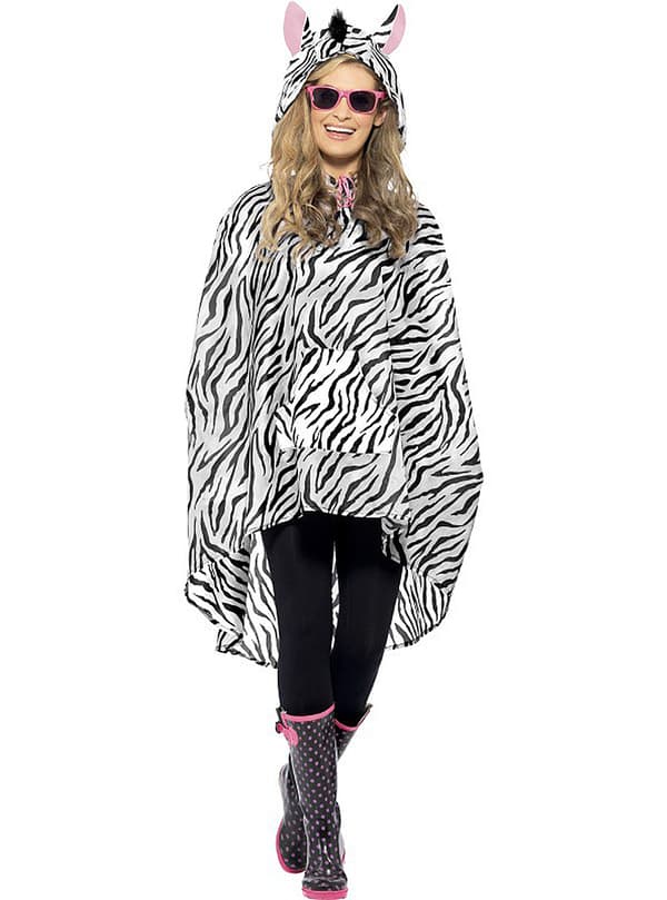 Party zebra poncho