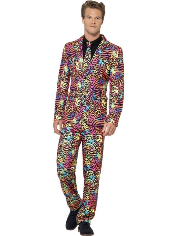 Leoparddräkt i färg "Neon Pimp"