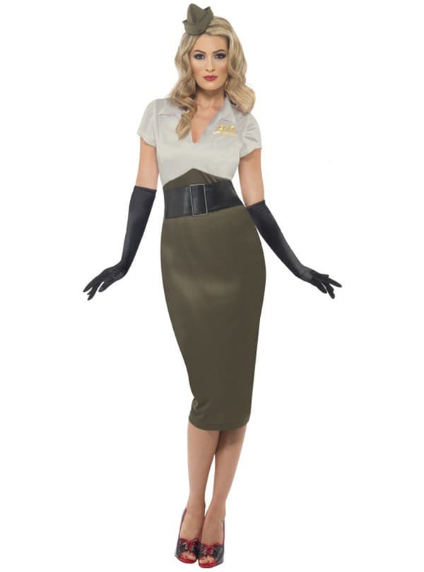 Andra världskriget armén Pin-Up Maskeraddräkt