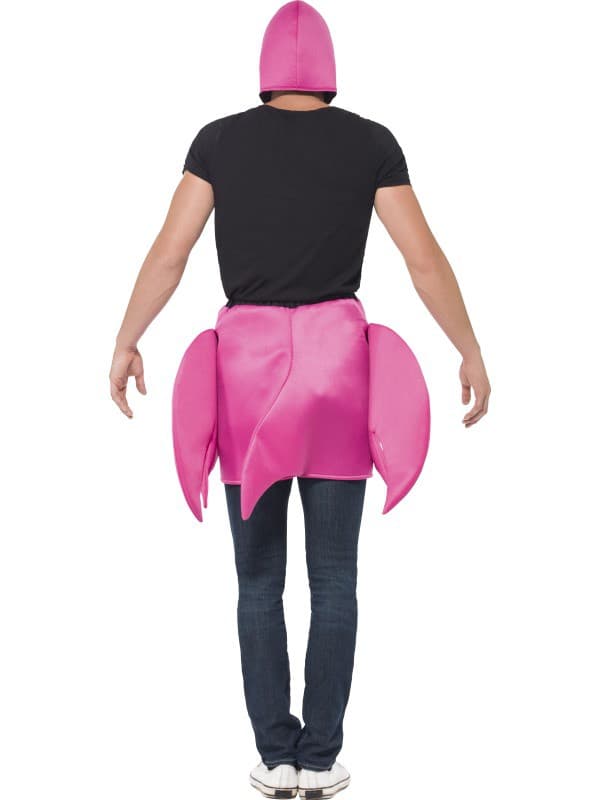 Rosa flamingodräkt för vuxna
