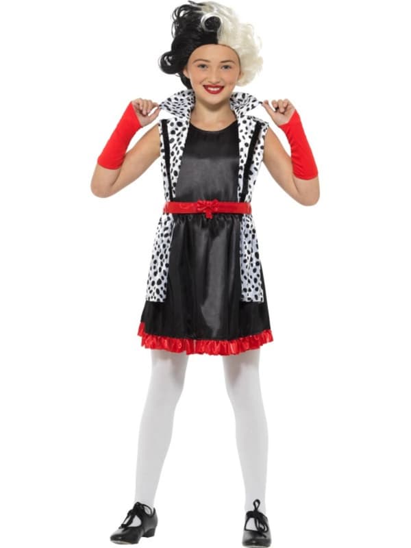 Cruella skurke kostume til piger