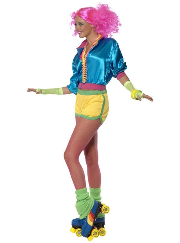 80er Rulleskøjter Kostume