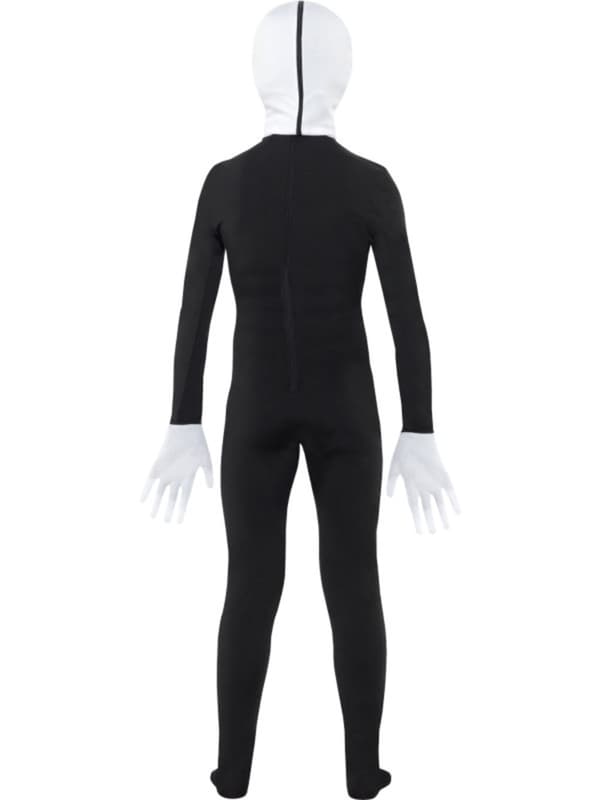 Slenderman second skin kostume til børn