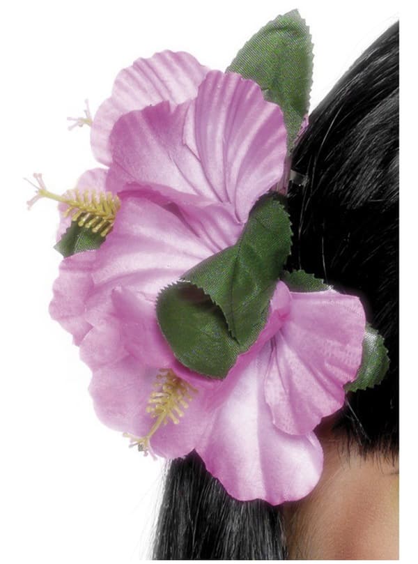 Rosa Hawaii Blomst Hårklipe