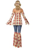 Miniatyrbillede 5 af 6: Vintage hippiekostume til kvinder