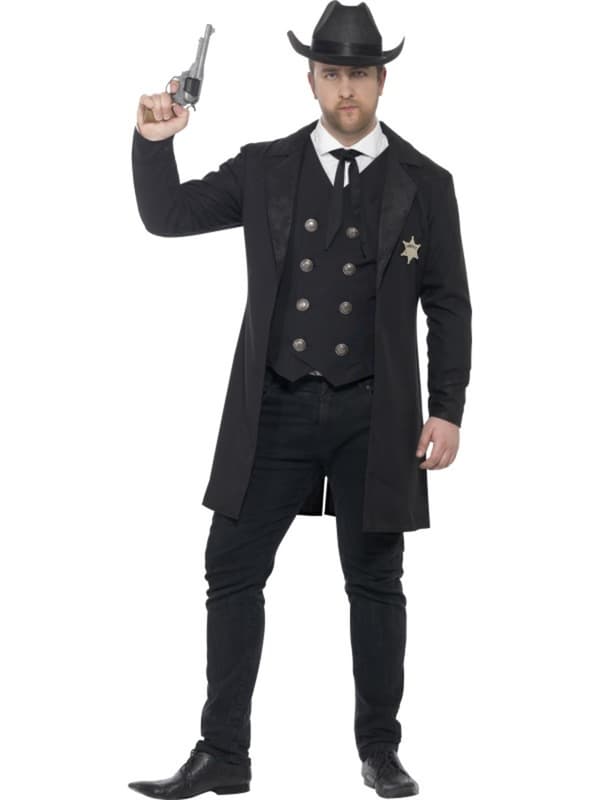 Maskeraddräkt sheriff för honom