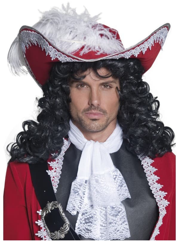 Piratkapten Hatt Röd