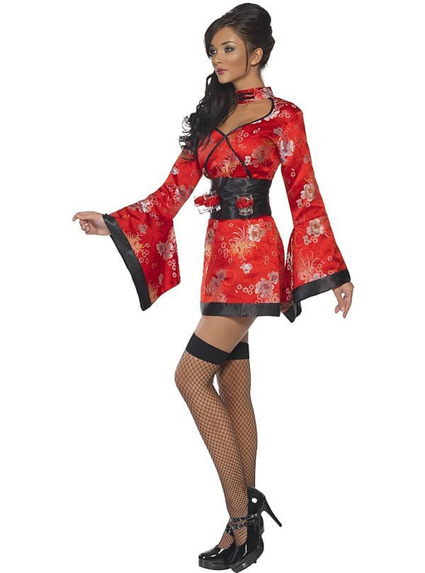 Sexy Geisha Kostyme med Shots