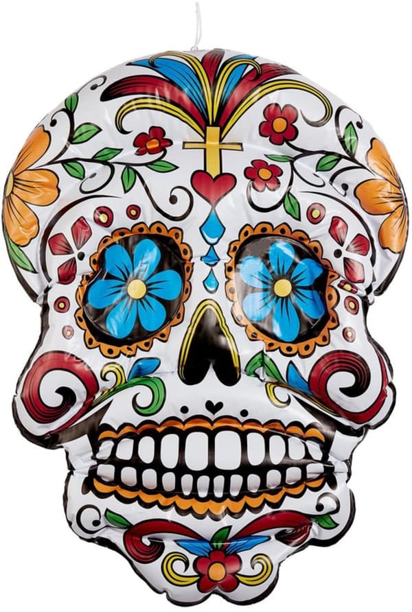 Uppblåsbar Catrina mexikanska 100 cm