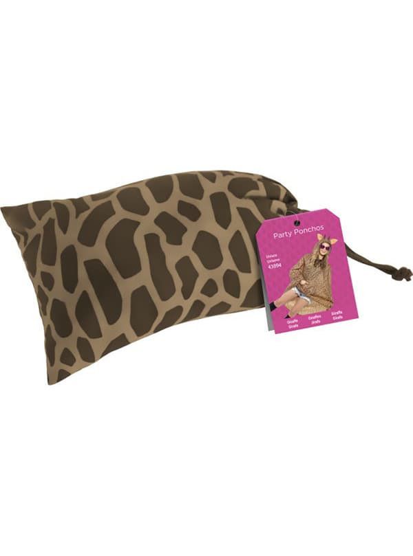 Giraf party poncho