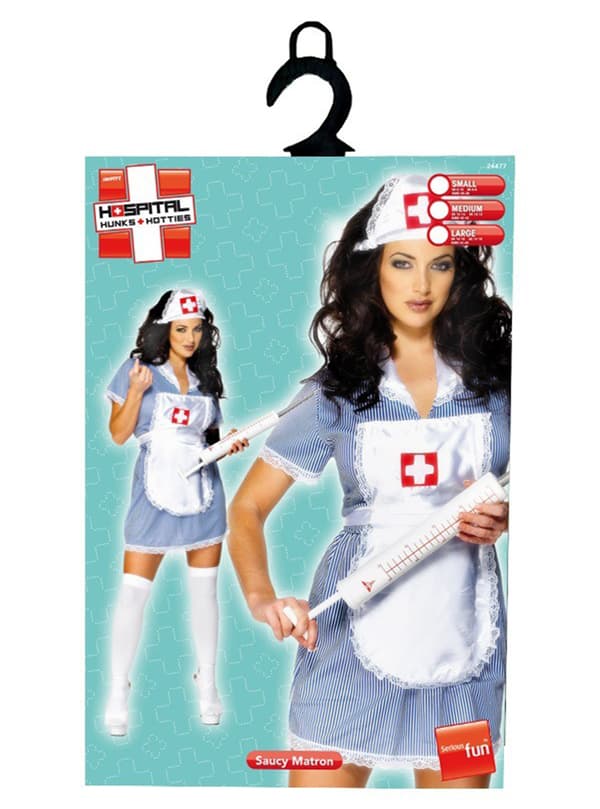 Sygeplejerskekostume classic til kvinder