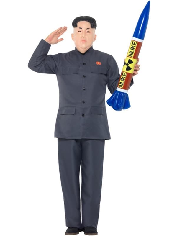 Grå koreansk præsident kostume til mænd