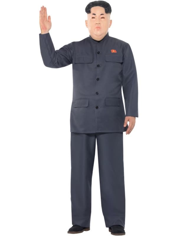 Grå koreansk præsident kostume til mænd