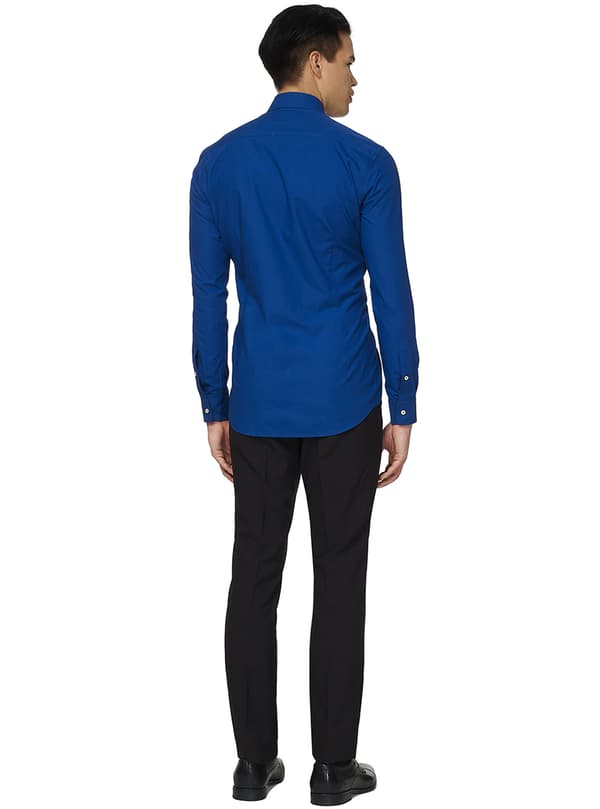 Marineblåe Opposuit skjorte til menn