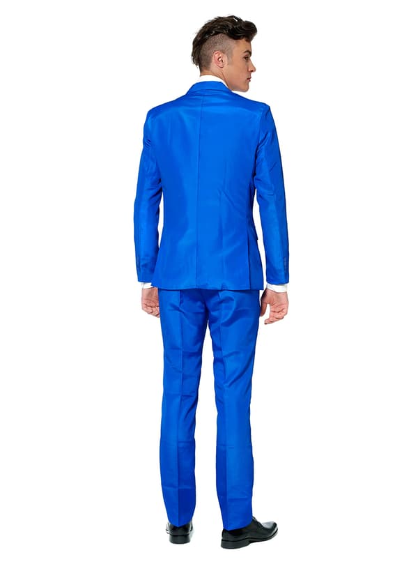 Suitmeister Solid Blue jakkesæt