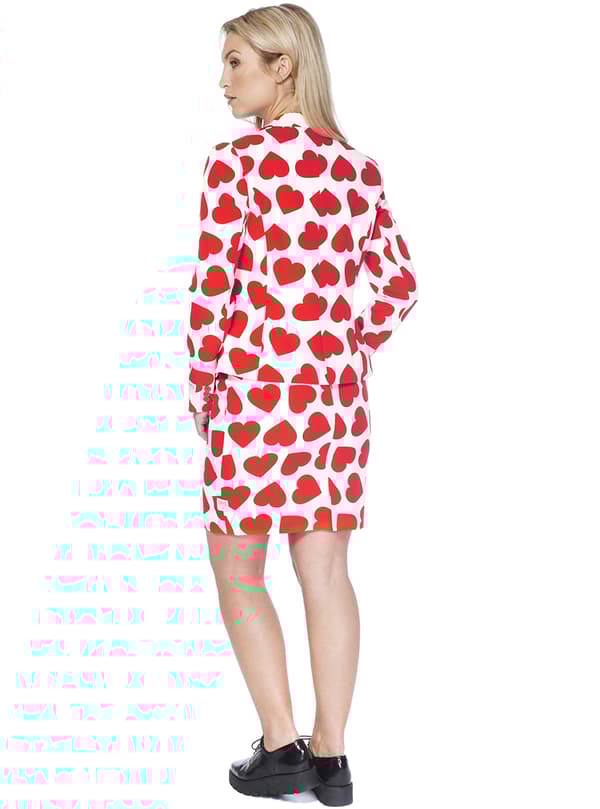 Maskeraddräkt Queen of Hearts Opposuit dam