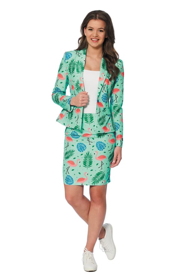 Trooppinen Flamingo Suitmeister asu naisille