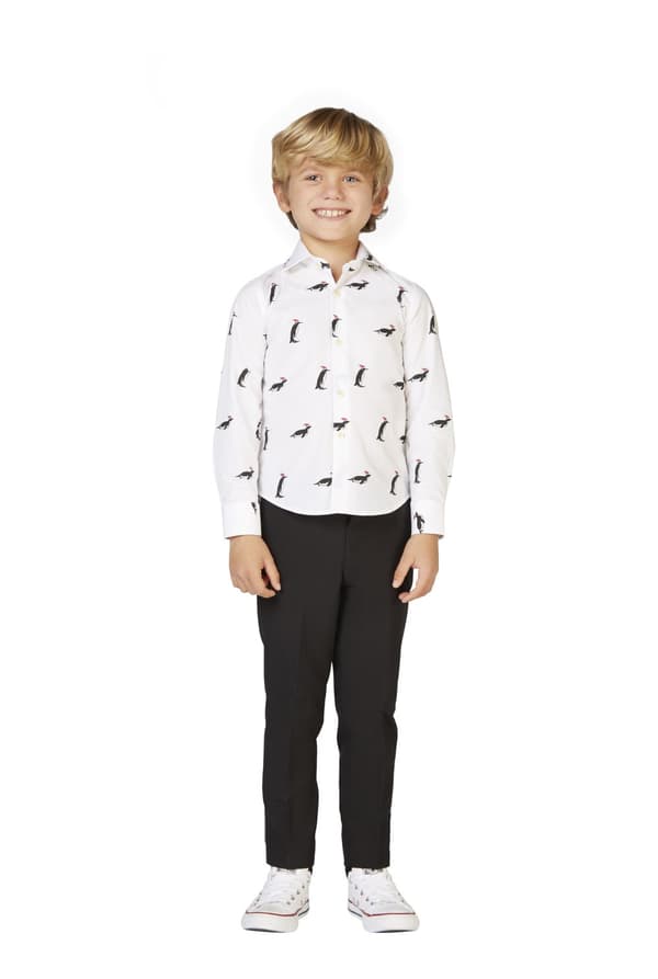 Opposuits pingvin skjorta för pojke
