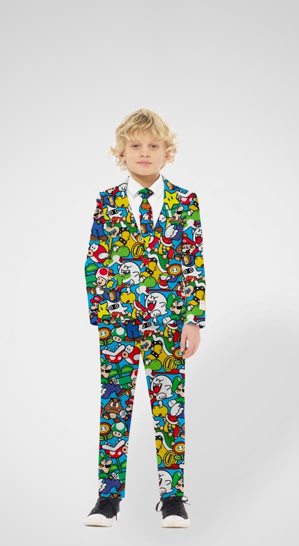 Opposuits Super Mario Bros Dress til Tenåringer