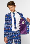 Miniatyrbillede 6 af 6: Opposuits Super Mario Bros Jule Jakkesæt til teenagere