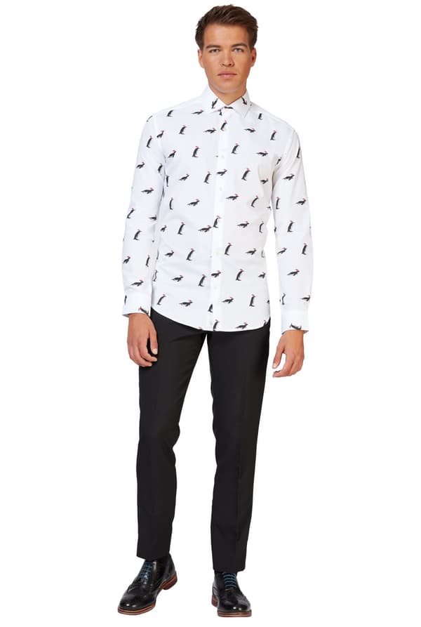 Opposuits pingvins skjorte til mænd