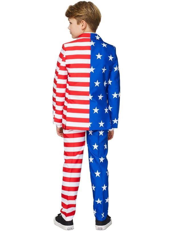 Suitmaster USA Flag Jakkesæt til Drenge