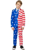 Miniatyrbillede 3 af 4: Suitmaster USA Flag Jakkesæt til Drenge