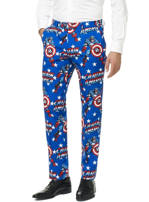 Kostym Captain America Opposuit vuxen