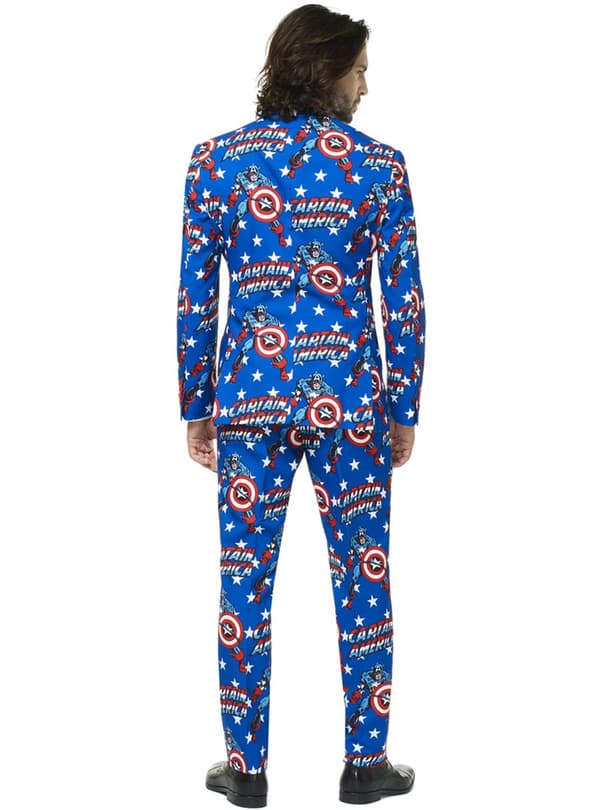 Kostym Captain America Opposuit vuxen