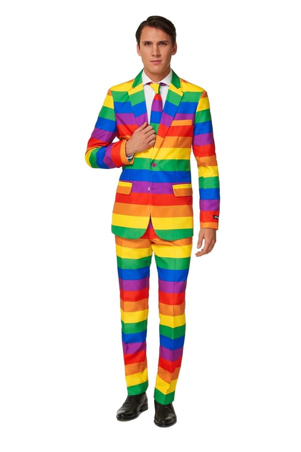 Dräkt Rainbow Suitmeister vuxen