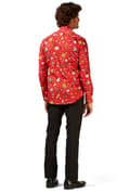 Miniatyrbillede 4 af 4: Jule Opposuits til mænd i Doodle Red