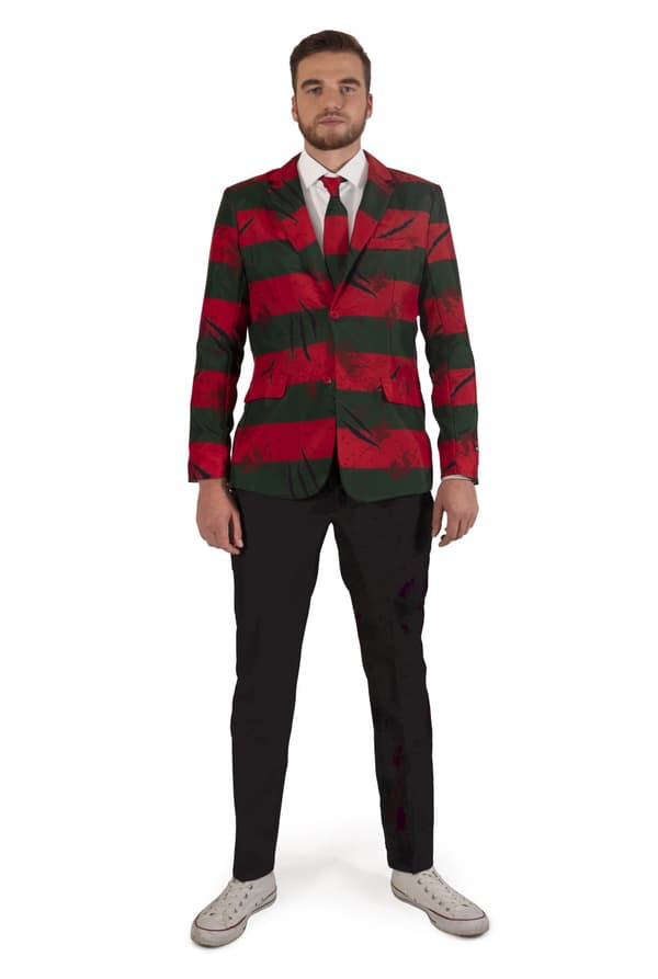 Freddy Krueger Opposuits dräkt för honom