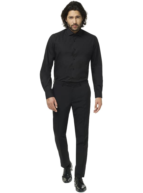 Sort ridder opposuit trøje til mænd
