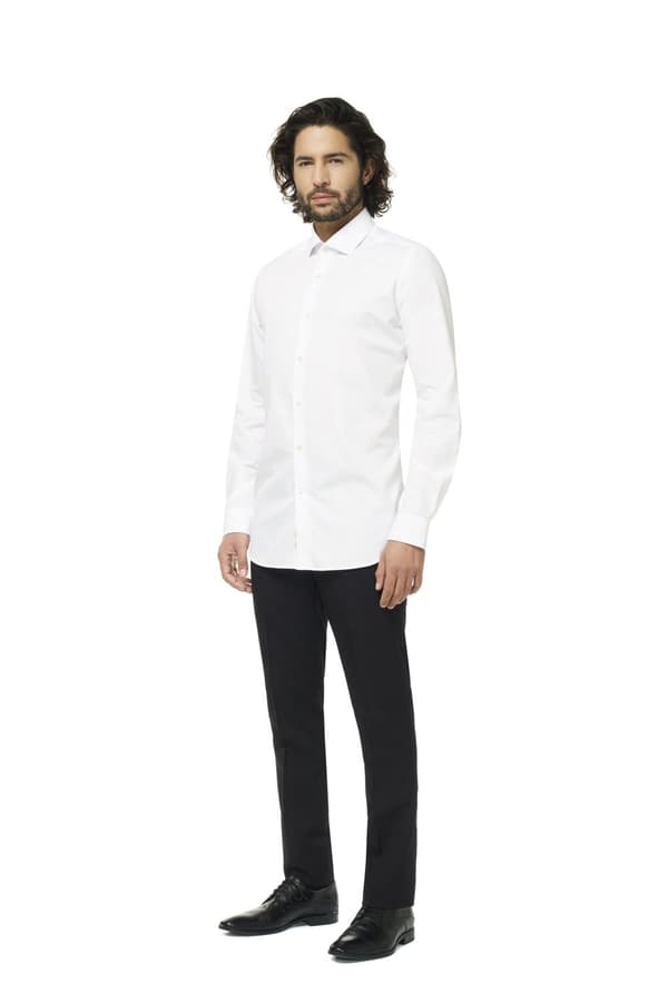 Hvid ridder opposuit trøje til mænd