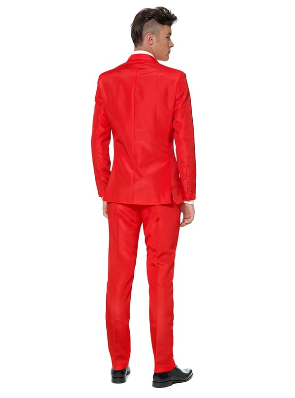 Suitmeister Solid Red jakkesæt