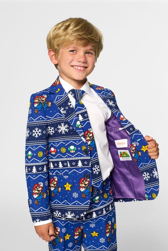 Opposuits Super Mario Bros Jule Jakkesæt til drenge