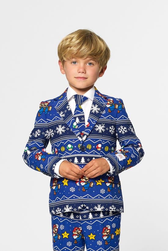 Opposuits Super Mario Bros Jule Jakkesæt til drenge