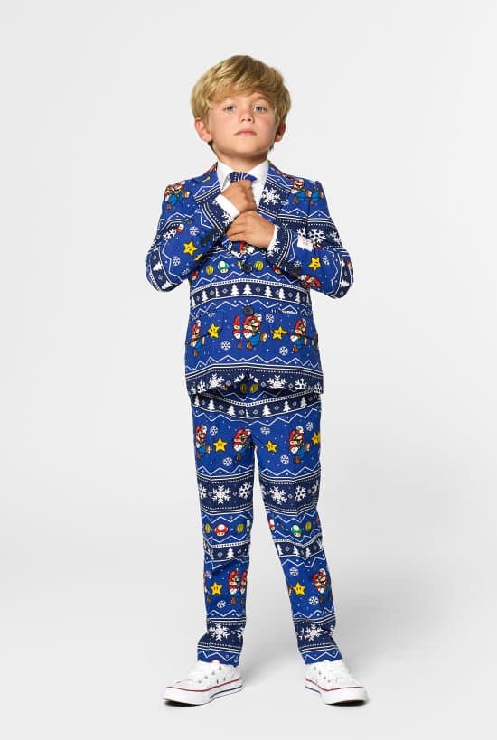 Opposuits Super Mario Bros Jule Jakkesæt til drenge