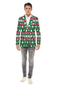 Miniatyrbillede 2 af 2: Opposuits julejakke til mænd i grøn
